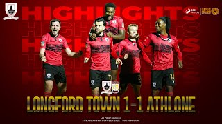 Longford Town FC 11 Athlone  05102024 [upl. by Funch]