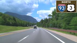 I93 North Through Franconia Notch NH [upl. by Eveiveneg739]