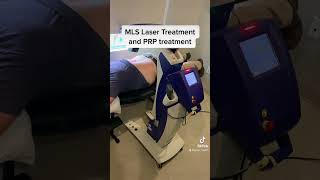 MLS Laser treatment and PRP treatment [upl. by Rehoptsirhc]