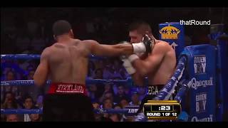 James Kirkland vs Alfredo Angulo 1ST ROUND [upl. by Ruphina]