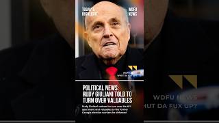 Rudy Giuliani ordered to turn over his NY apartment and valuables rudygiuliani [upl. by Kunkle7]