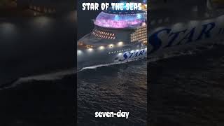 Meyer Turku floats out worlds largest cruise ship Royal Caribbeans Star Of The Seas [upl. by Lahsiv]