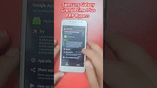 Samsung Galaxy Grand Prime Plus FRP BYPASS shotrs mobilekofactoryresetkaisekare [upl. by Ness]