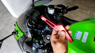 amortecedor de direção matris kawasaki ninja ZX6R 636 2021 [upl. by Radu459]