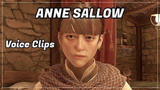 Hogwarts Legacy  Anne Sallow Voice Clips [upl. by Volkan]