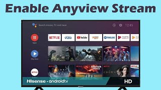 How to connect anyview cast Hisense Smart TV UK [upl. by Kingsbury920]