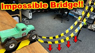 MIni RC Crawlers vs dodgy bridge [upl. by Mehcanem]