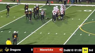 Nacogdoches Dragons vs Marshall Mavericks Oct 25 2024 [upl. by Nedlog]