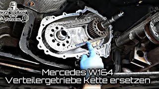 Mercedes ML W164 4 Matic  Verteilergetriebe Kette wechseln  Drehmomentwerte  Teil 2 [upl. by Ettener]