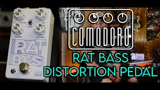 Comodoro Rat Bass Distortion pedal EL RAT PERFECTO [upl. by Lered]