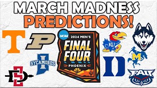 Filling Out Joe Lunardi’s BRACKETOLOGY Full MARCH MADNESS PREDICTIONS [upl. by Fachan]