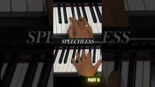 Speechless easy piano tutorial for beginners  PART 5 pianotutorial piano belajarpiano [upl. by Enail]