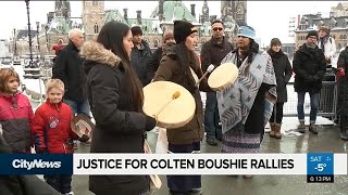 Rallies held across Canada after farmer acquitted in Indigenous death [upl. by Lexa]