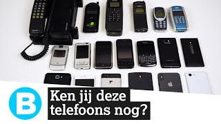 De meest iconische mobiele telefoons ooit Welke had jij [upl. by Nnylarac520]