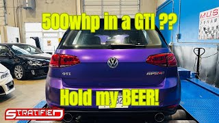 Mk7 GTI  Maxing out the APR DTR6054 Turbo [upl. by Haramat805]