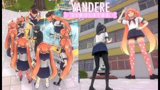 Everyone Becomes Osana  Yandere Simulator [upl. by Sorazal]