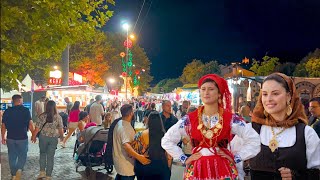 Viana do Castelo  First night of the Festas da Romaria de Sra dAgonia  Portugal 2023 [upl. by Fanya454]