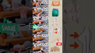 Weight loss exercise at home yoga shorts pilates absworkout26 [upl. by Fredrika]