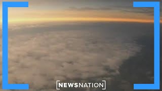 Astronomy teacher skydives in Dallas during solar eclipse  Morning in America [upl. by Nylarac]