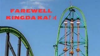 RIP Kingda Ka The Worlds Fastest Roller Coaster Says Goodbye [upl. by Chainey]