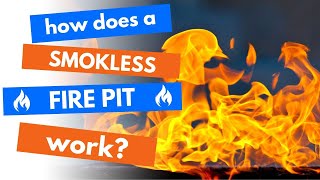 How does a smokeless fire pit work [upl. by Aikam525]