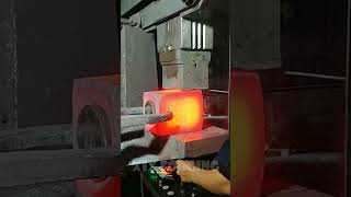 Forging Steel Billets Style forging machines [upl. by Aehsan]