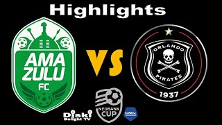 AmaZulu FC 2 vs 4 Orlando Pirates FC  Extended Highlights  All Goals  Nedbank Quarter Finals [upl. by Ettennahs786]