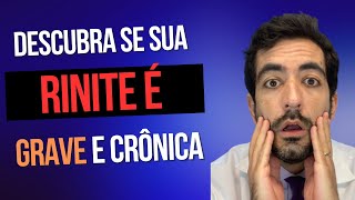 Saiba se você tem rinite muito grave  Quais são as complicações da rinite [upl. by Belcher]