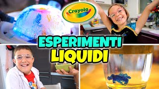 6 ESPERIMENTI con i LIQUIDI COLORATI da Fare in Casa [upl. by Servais]