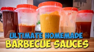 How to make Five ULTIMATE SAUCES for Barbecue  BBQ Sauce Recipe  Dad Bod Basics [upl. by Verina]