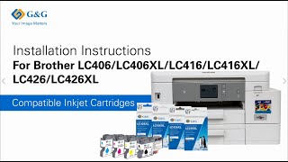 Installation Instructions For Brother LC406LC406XLLC416LC416XLLC426LC426XL [upl. by Quincy]