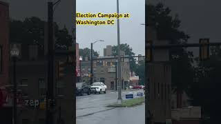 Election Campaign Signs in Washington DC  Roadside Signboards  2024” election2024 electionnews [upl. by Tonkin]