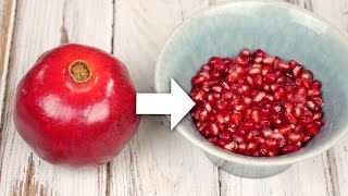 The BEST Way To Open amp Eat A Pomegranate [upl. by Avrit]