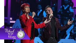 Aleksandra Rakonjac Saska i Milos Vojinovic  Mi mou thimonis  live  NNK  EM 15  01012023 [upl. by Yelknirb]