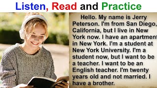 Reading Practice Improve your pronunciation in English [upl. by Milissent]