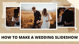 How to Make a Wedding Slideshow in Minutes [upl. by Leede449]