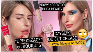 Maraton DZIWNYCH nowości🧐 Rzęsy na wodę CZYŚCIK do cutCrease UPIĘKSZACZ od Bourjois i inne🤓 [upl. by Ilajna921]