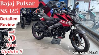 Bajaj Pulsar Ns 125 New Model 2024  5 New Updates Price Mileage Features On Road Price [upl. by Ardeed]