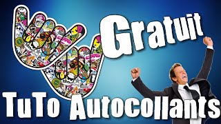 AUTOCOLLANTS GRATUITS  TUTO FR [upl. by Cece]