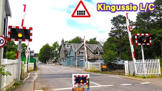 Kingussie Level Crossing Highland [upl. by Waltner]