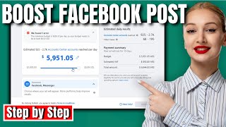 How To Boost Facebook Post  Boost Facebook Page step by step [upl. by Wilsey628]