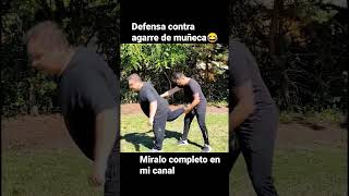 Defensa personal sorprendente final 😂 Gaspar y Javico miralo completo en mi canal [upl. by Ennairek]