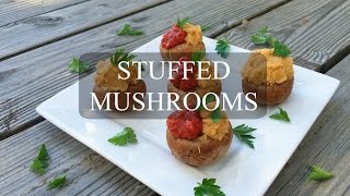 STUFFED MUSHROOMS  SWEET AND SAVORY [upl. by Ahsinahs]