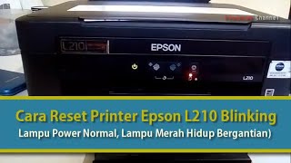 Cara Reset Printer Epson Lampu Kertas dan Lampu Tinta Kedip Bergantian [upl. by Nee83]