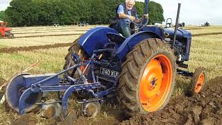 1946 Fordson Major E27N 44 Litre 4Cyl PetrolTVO Tractor 27HP  Ploughing [upl. by Laughlin]