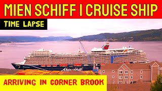 MEIN SCHIFF I Cruise Ship Arriving in Corner Brook NEWFOUNDLAND Sept 24 2024 [upl. by Vivienne694]