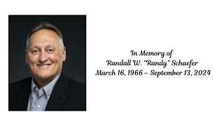 Paynesville Lutheran Church  September 20 2024 Memorial Service for Randall W quotRandyquot Schaefer [upl. by Dumond]