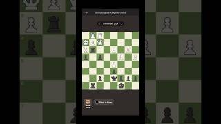 Unlocking the kingside gates ♟️ chess chessgame checkmate tactics yt shorts [upl. by Wessling27]