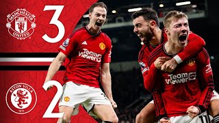 GARNACHO amp HOJLUND TO THE RESCUE 🤩  Man Utd 32 Aston Villa  Highlights [upl. by Devaney]