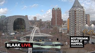 Live Stream  Rotterdam Blaak  Markthal Kubuswoningen en Binnenrotte [upl. by Atinniuq559]